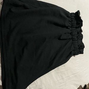 Shein Paper bag waist shorts with tie